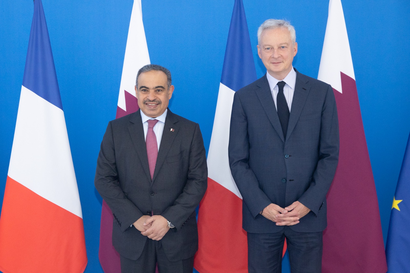 وزير المالية يجتمع مع وزير الاقتصاد والمالية الفرنسي